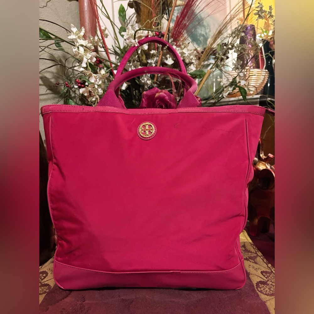 Tory Burch Fuchsia Tote Bag